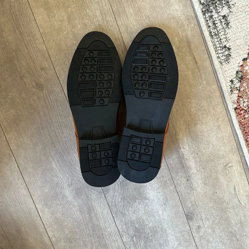 New Mio Marino Men's Chestnut Oxford Dress Shoes Size 10
